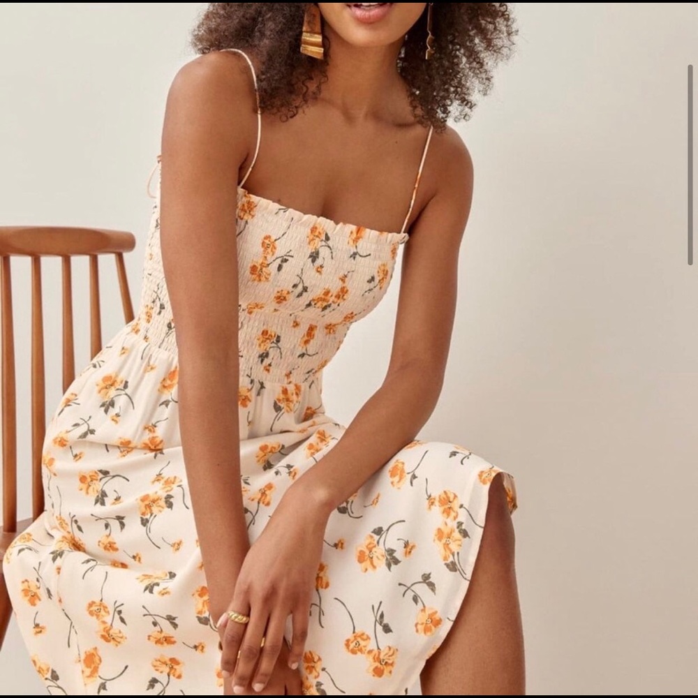 NWT Reformation Sable Dress in Limonada size S